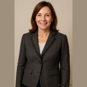 Banana republic wool blend tweed button blazer with fringe collar normcore sz 8